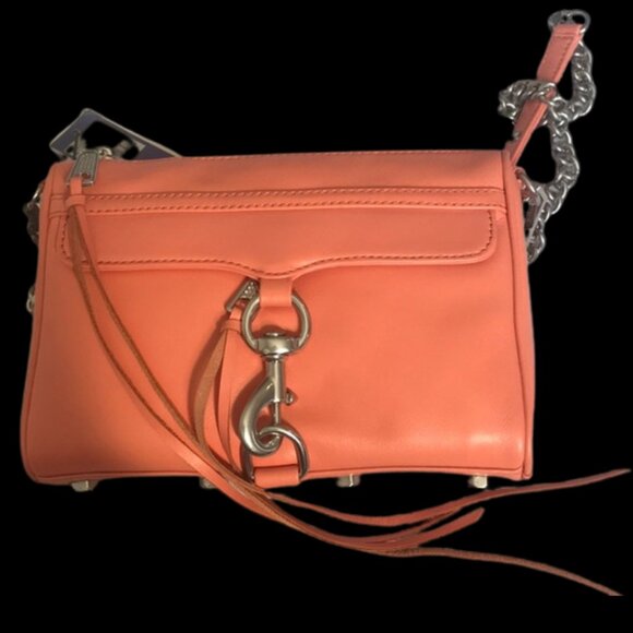 Rebecca Minkoff Mini M.A.C. Crossbody Bag Pale Coral - Picture 2 of 11